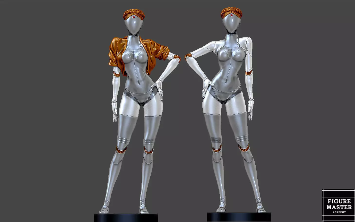 ATOMIC HEART TWINS ROBOT TWIN HUMANOID 3D PRINT 3D print model_0