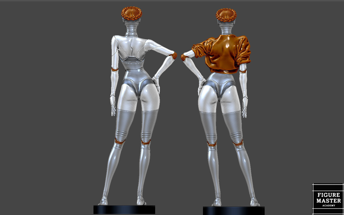 ATOMIC HEART TWINS ROBOT TWIN HUMANOID 3D PRINT 3D print model_5