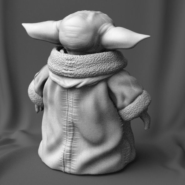 GROGU - Baby Yoda - The Mandalorian series 3D print model_3