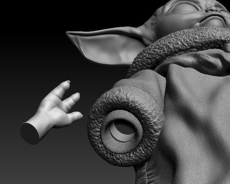 GROGU - Baby Yoda - The Mandalorian series 3D print model_5