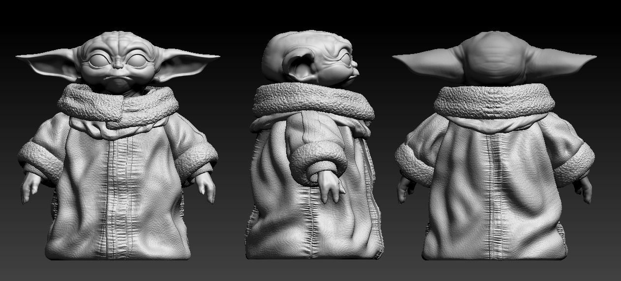 GROGU - Baby Yoda - The Mandalorian series 3D print model_2