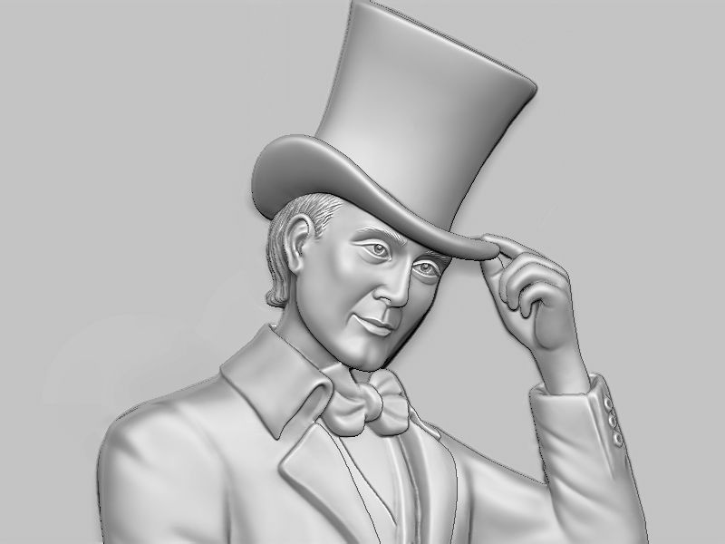 Johnnie Walker Portrait 3D print model_11