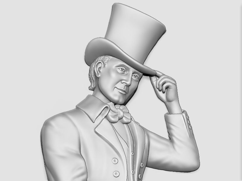 Johnnie Walker Portrait 3D print model_12