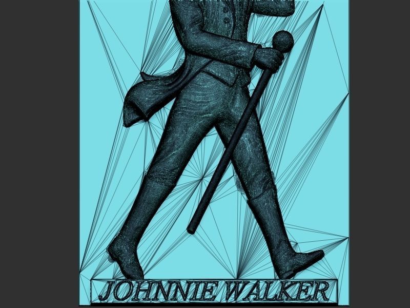 Johnnie Walker Portrait 3D print model_22