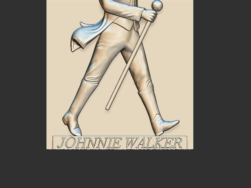 Johnnie Walker Portrait 3D print model_5