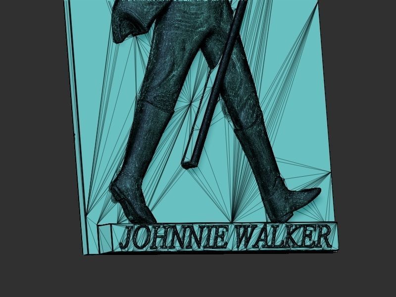 Johnnie Walker Portrait 3D print model_23