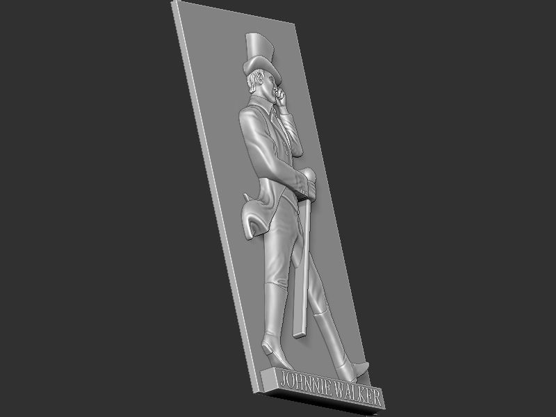 Johnnie Walker Portrait 3D print model_17