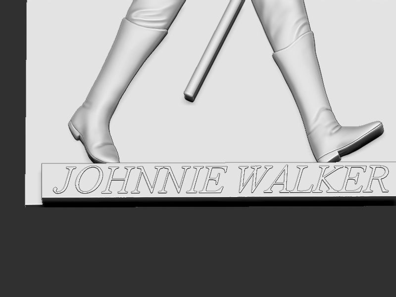 Johnnie Walker Portrait 3D print model_15