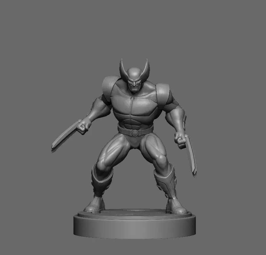 Wolverine 75mm 3D print model_0