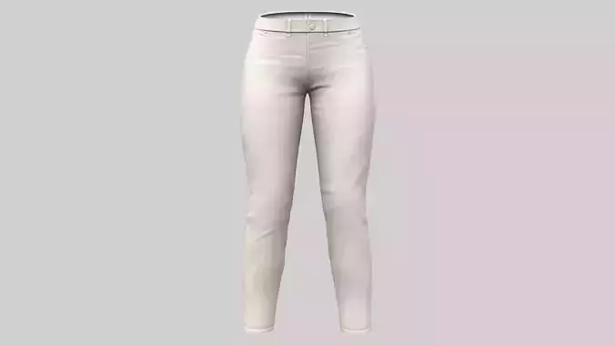 Beige Slim Fit Pants Denims