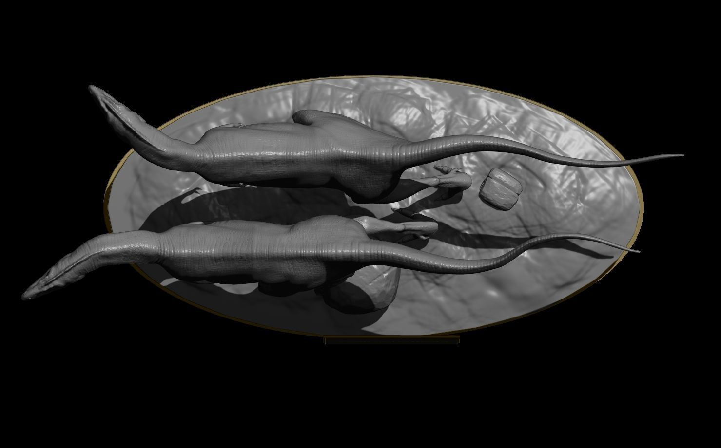 ALBERTOSAURUS SARCOPHAGUS 3D PRINT MODEL 3D print model_2