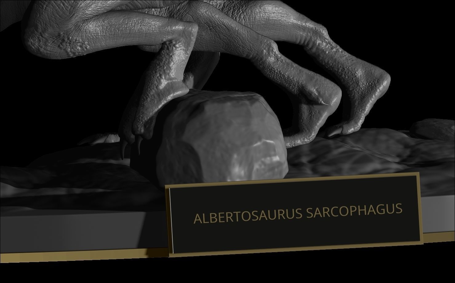 ALBERTOSAURUS SARCOPHAGUS 3D PRINT MODEL 3D print model_8