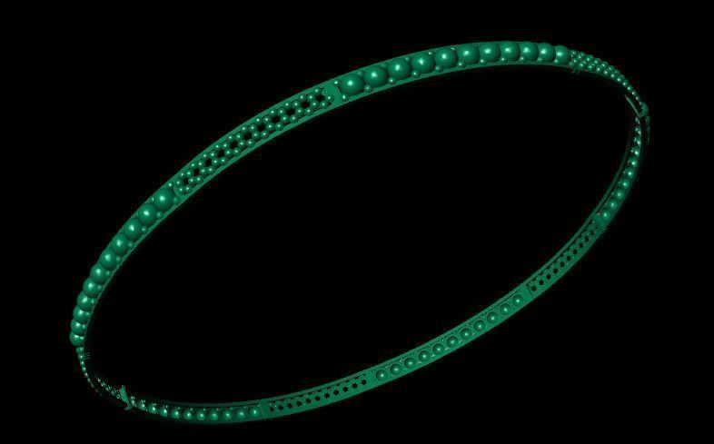 Bracelet 3D print model_2