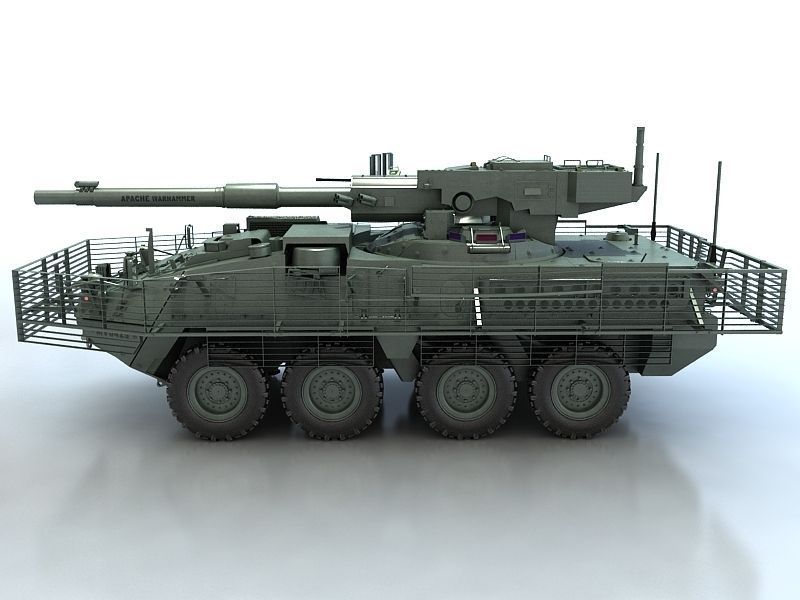 Stryker M1128 3D model_2