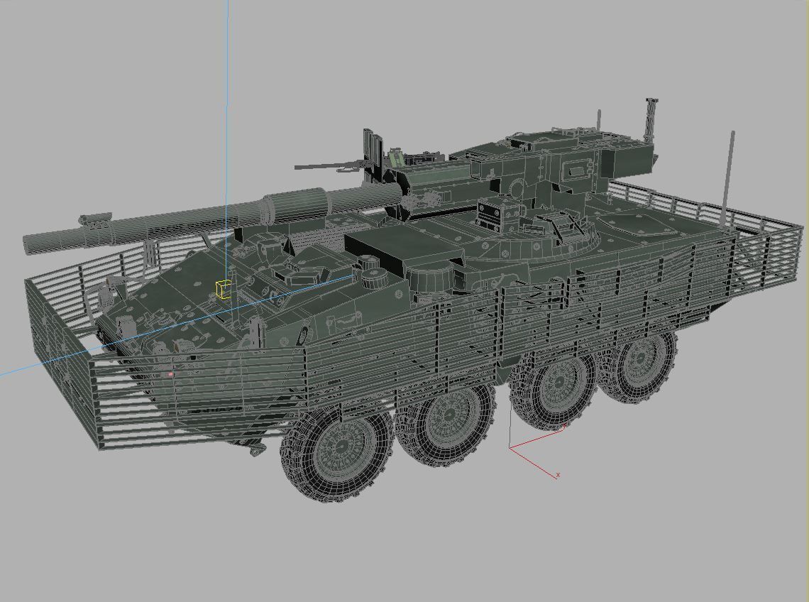 Stryker M1128 3D model_12