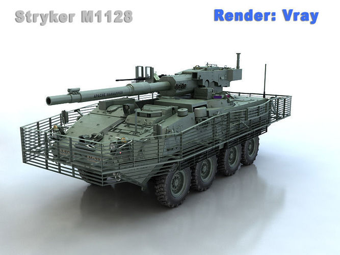 Stryker M1128 3D model