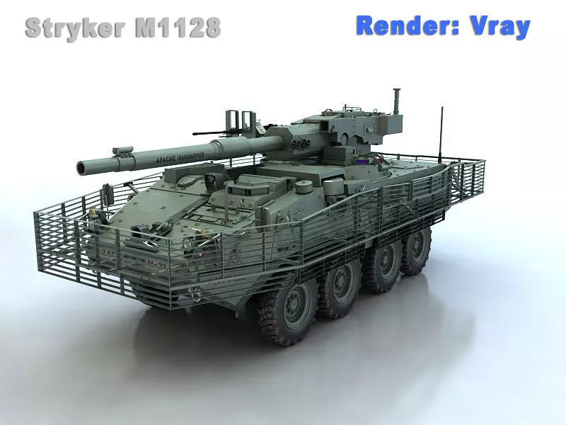 Stryker M1128 3D model_0