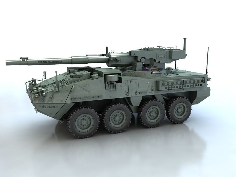 Stryker M1128 3D model_7