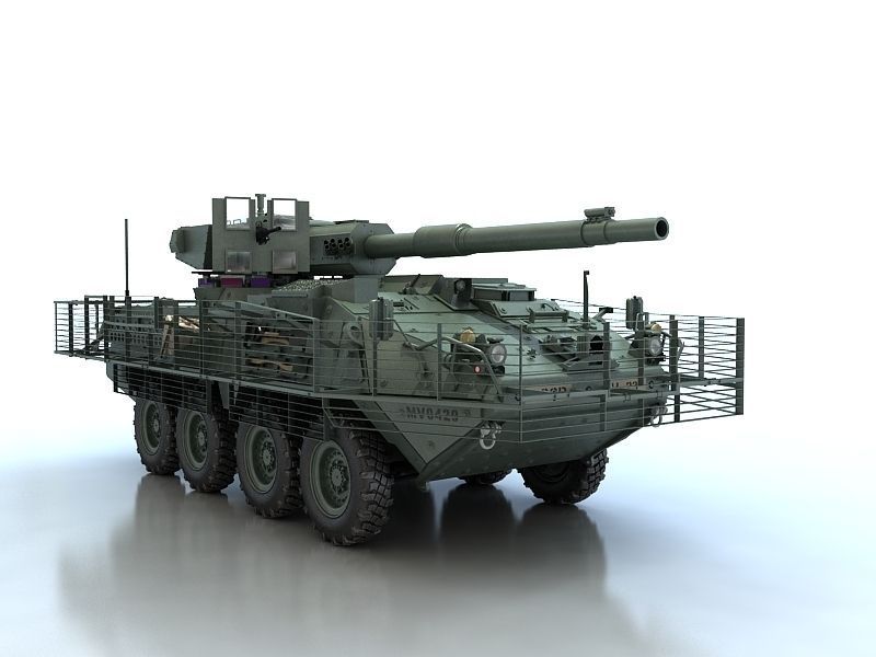 Stryker M1128 3D model_1