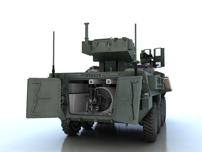 Stryker M1128 3D model_9
