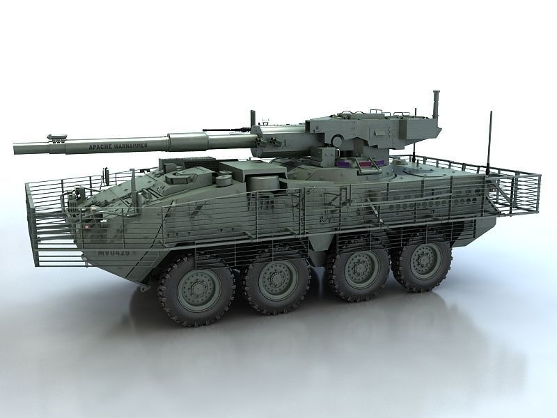 Stryker M1128 3D model_6