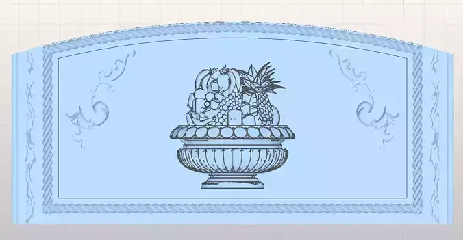 Fruits vase 3D model