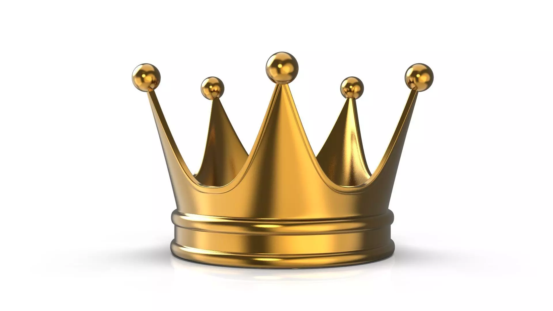 Gold Crown 3D model_0