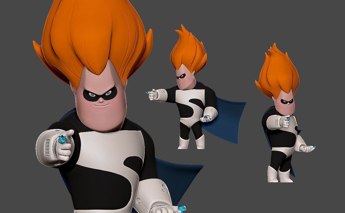 The incredibles - Syndrome 3D print model_6