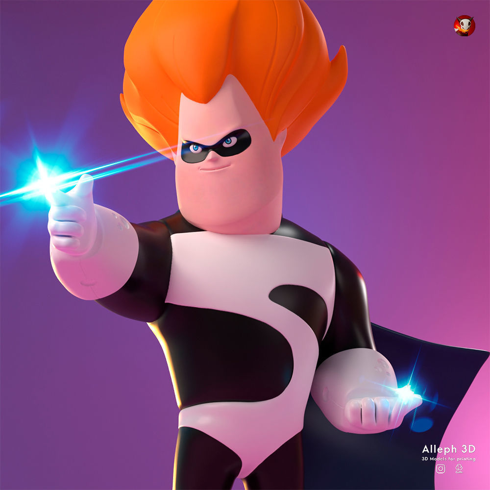 The incredibles - Syndrome 3D print model_3