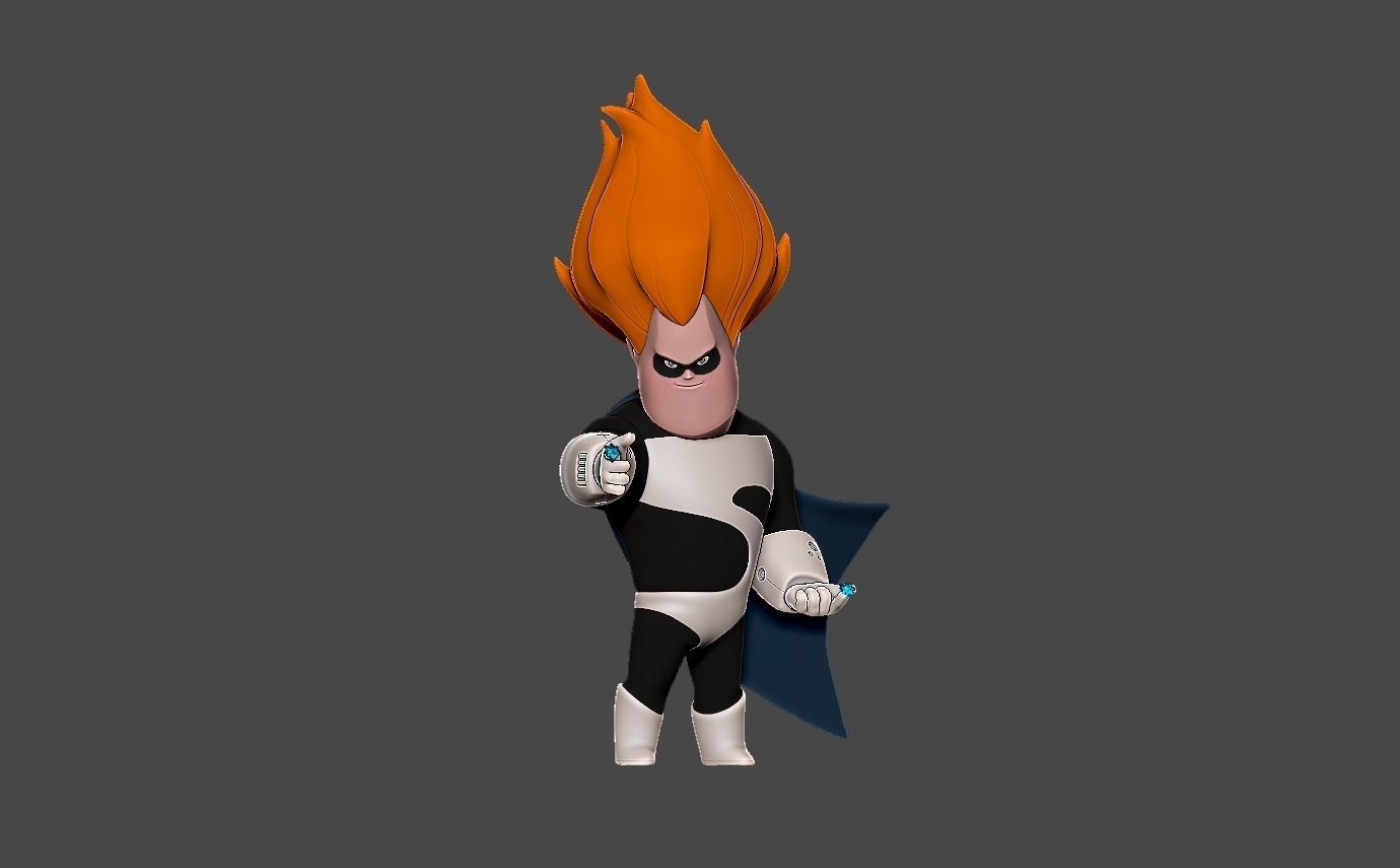 The incredibles - Syndrome 3D print model_4