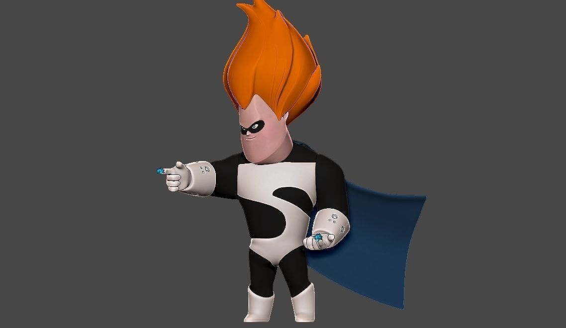 The incredibles - Syndrome 3D print model_8