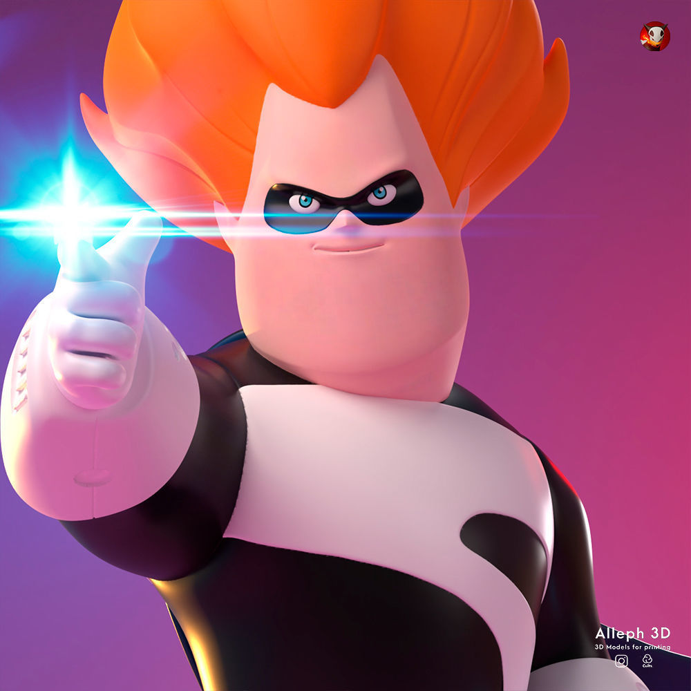 The incredibles - Syndrome 3D print model_2