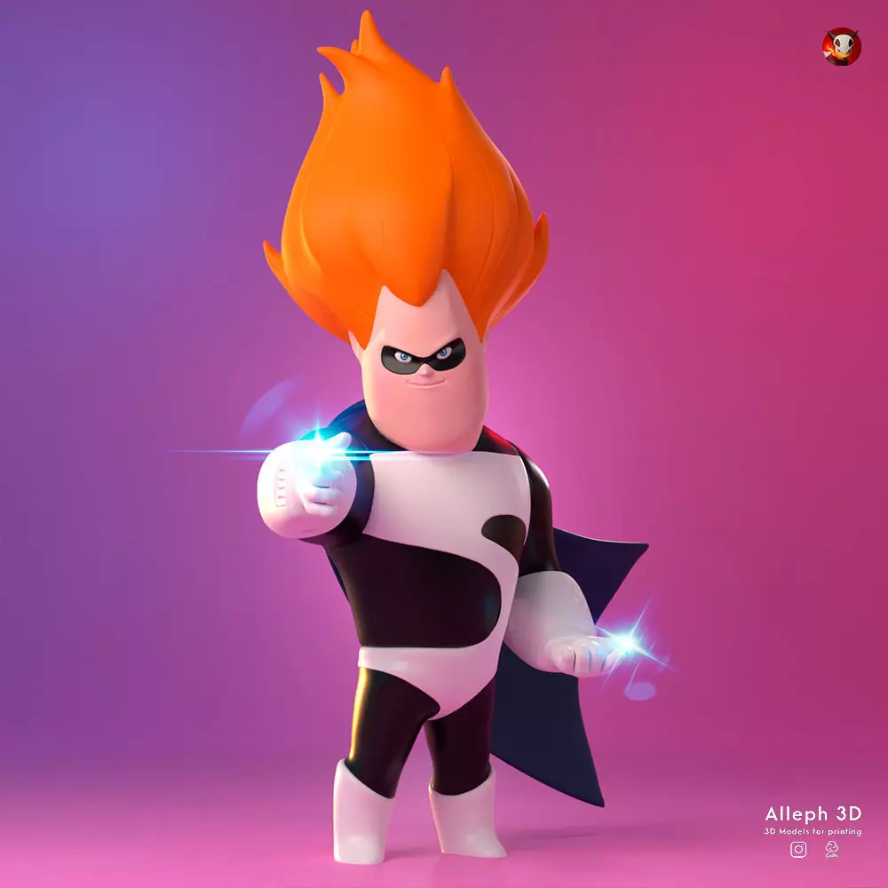 The incredibles - Syndrome 3D print model_0