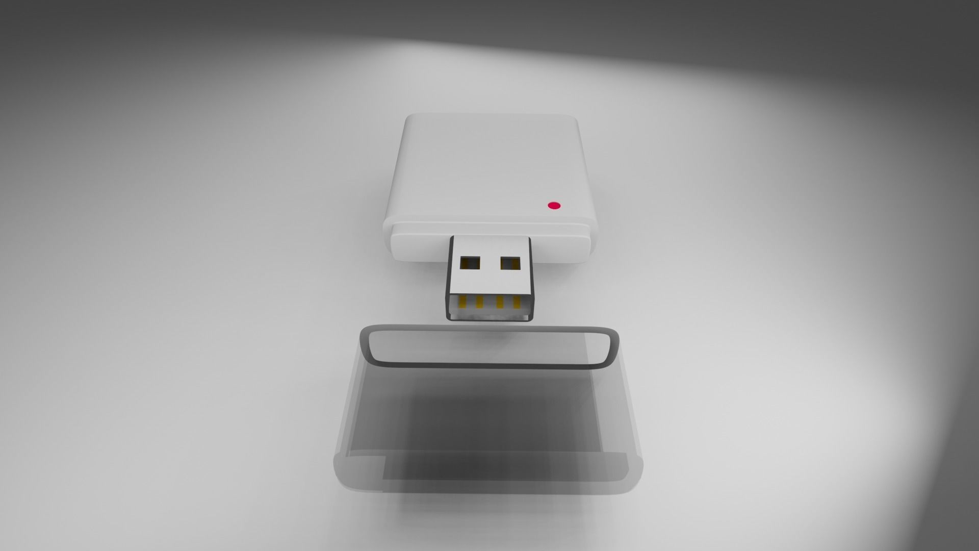 SD Card Reader 3D model_9