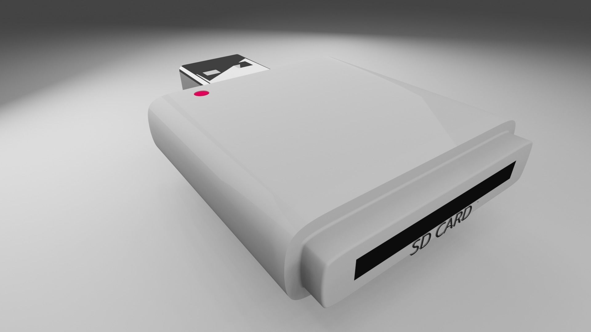 SD Card Reader 3D model_15