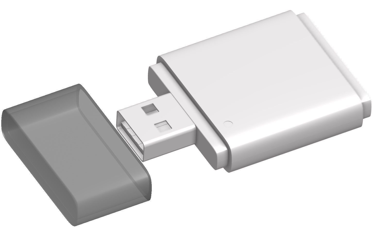 SD Card Reader 3D model_2