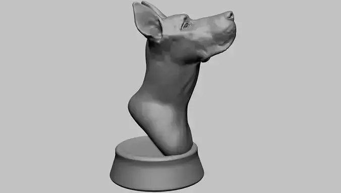 Dog Bust Printable A