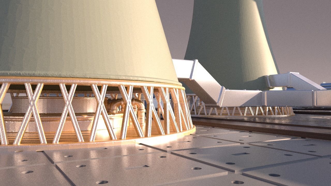 Power Plant for 3D print 3D print model_2