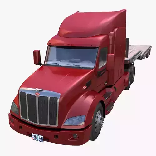 Peterbilt 579 dropdeck trailer