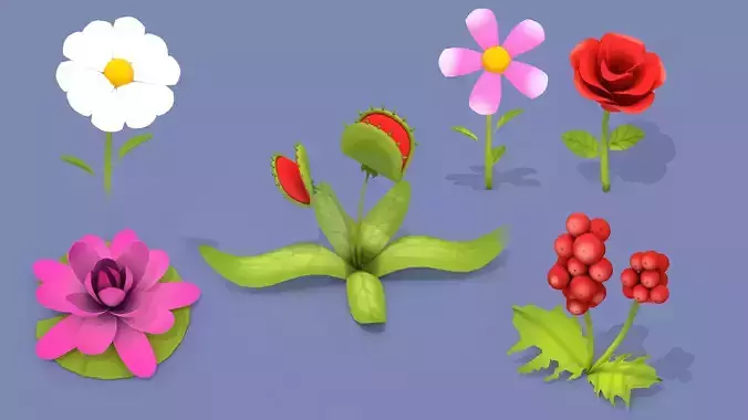 Cartoon Flowers