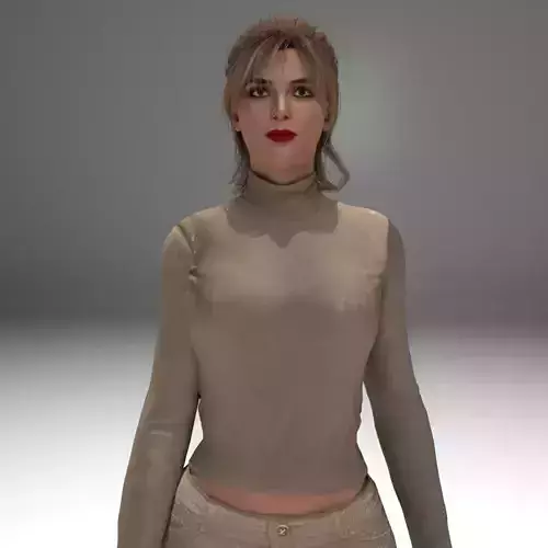 Female character 3D model Female character 3D model