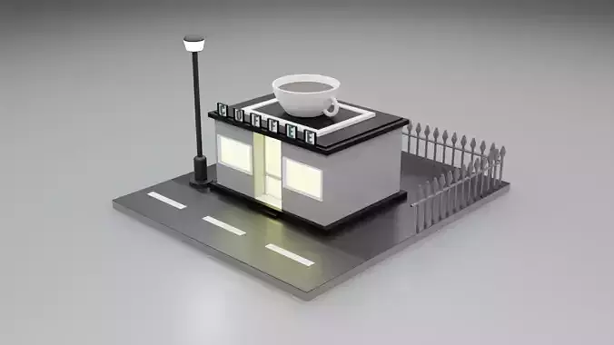 coffee blender 3d