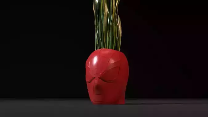 Spiderman planters 3D print model