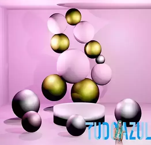 Scene Balls 3D model
