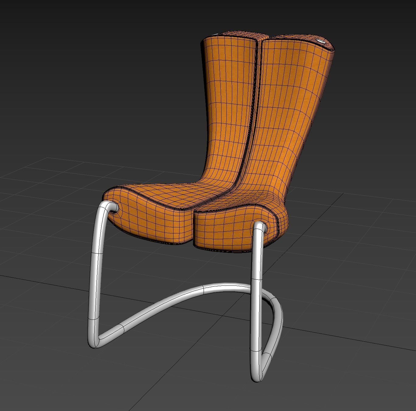 Komed chair 3D model_4