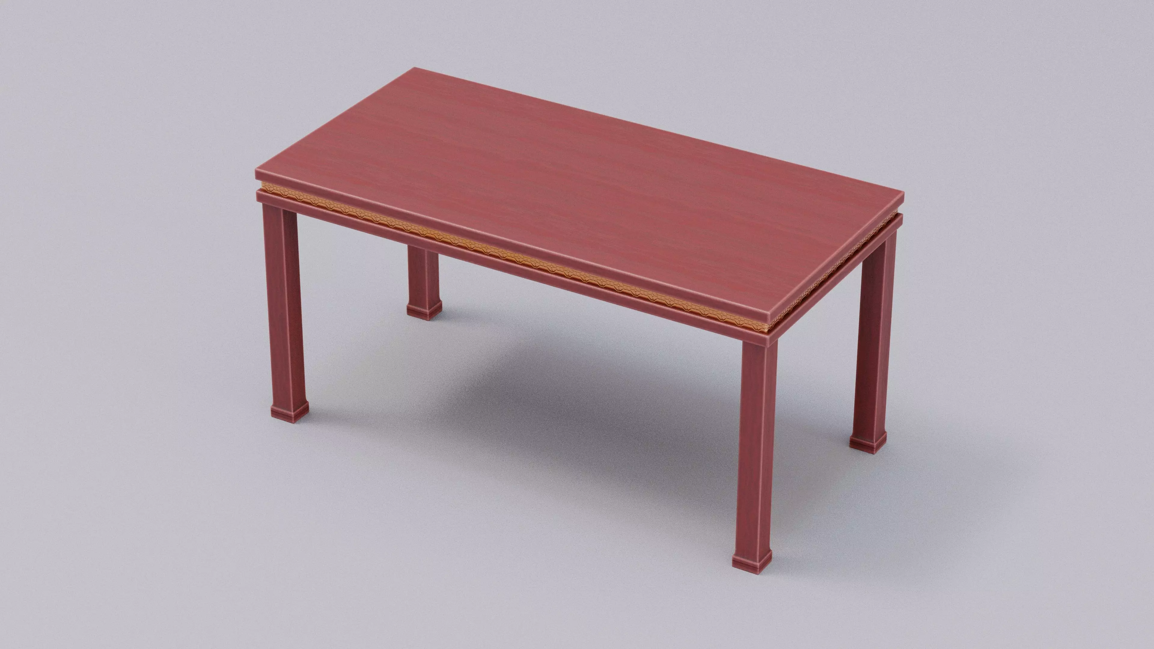 Chinese Trade Furniture Kit - 13 Table Low-poly 3D model