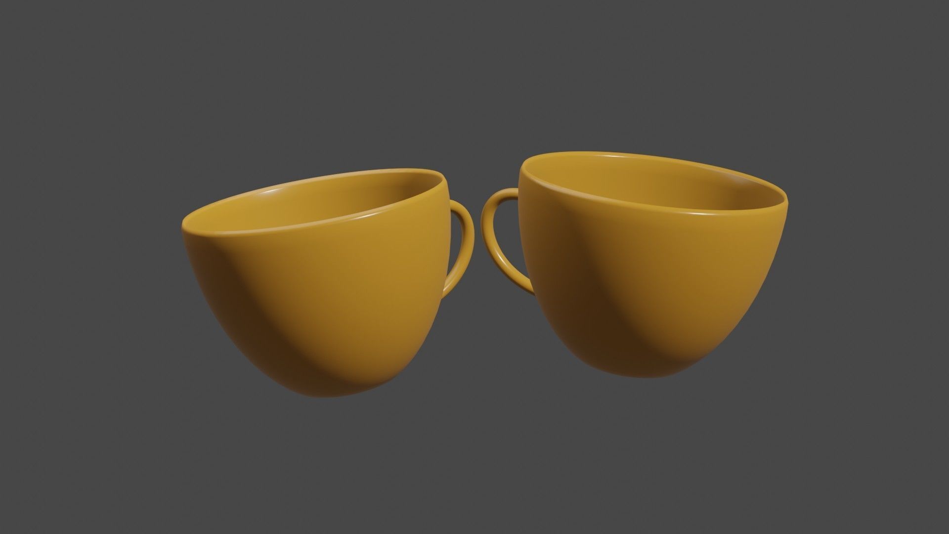 Teacup cup Free 3D model_3