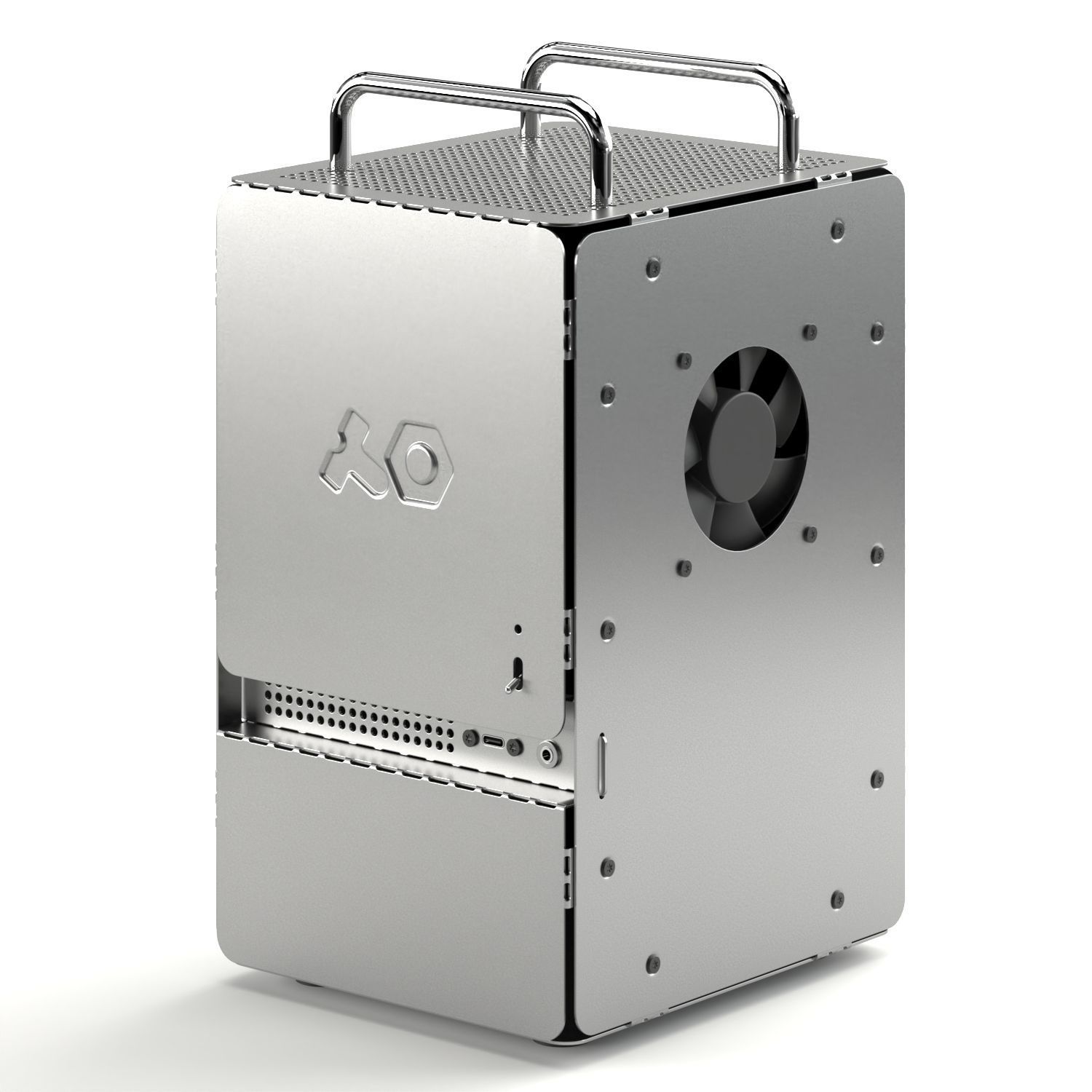 Simple mini-ITX pc case Computer-1 3D model_1