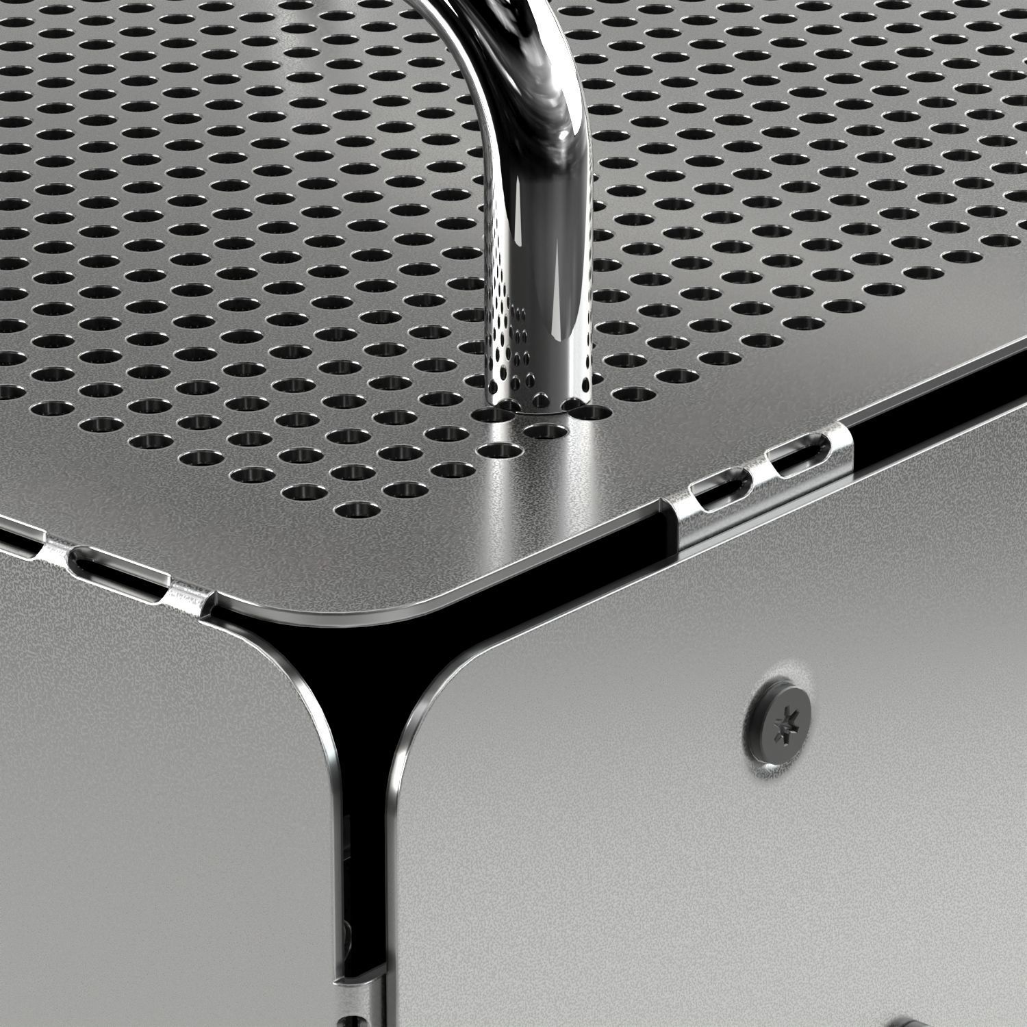 Simple mini-ITX pc case Computer-1 3D model_3