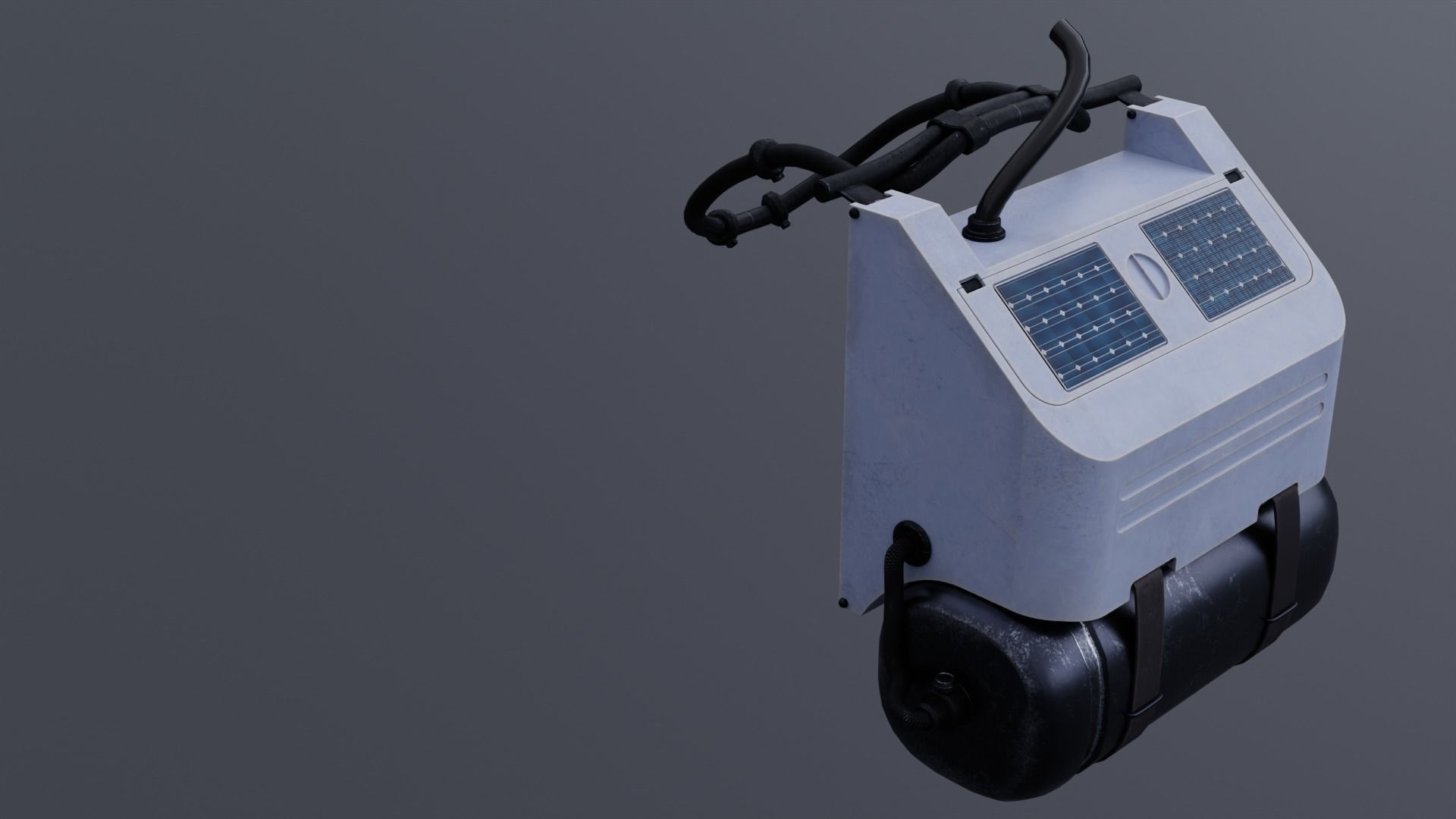 Astronaut Small Rigged Low-poly 3D model_8